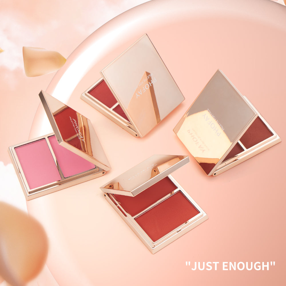 VELOUR Double Take Cream & Powder Blush Duo