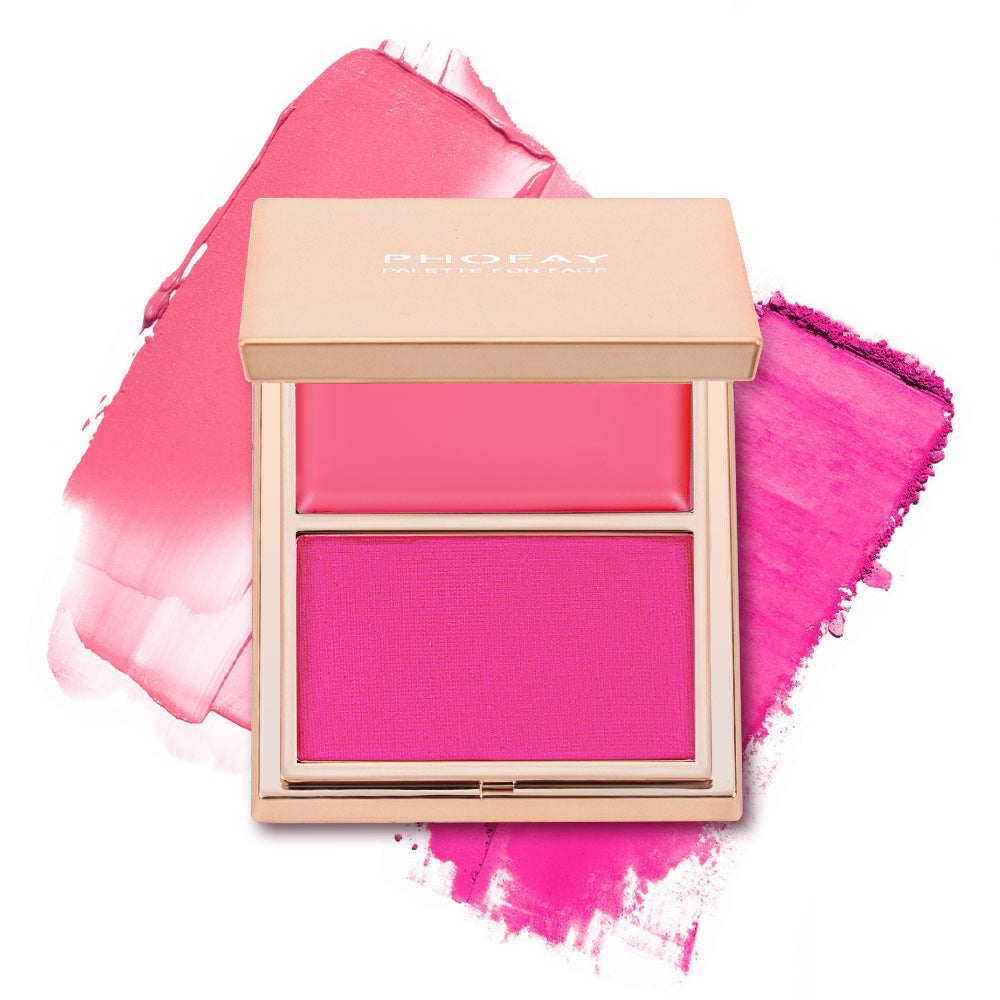 VELOUR Double Take Cream & Powder Blush Duo