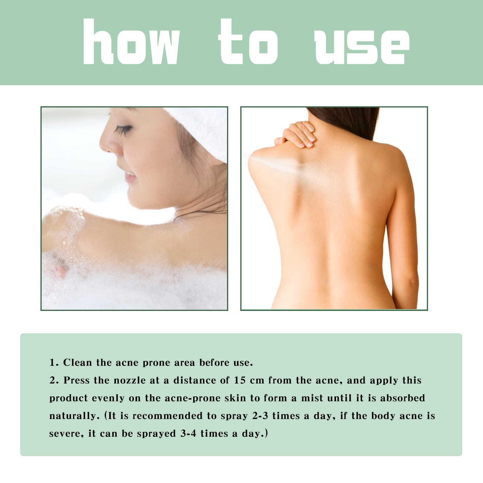 VELOUR Back Acne Repair Spray