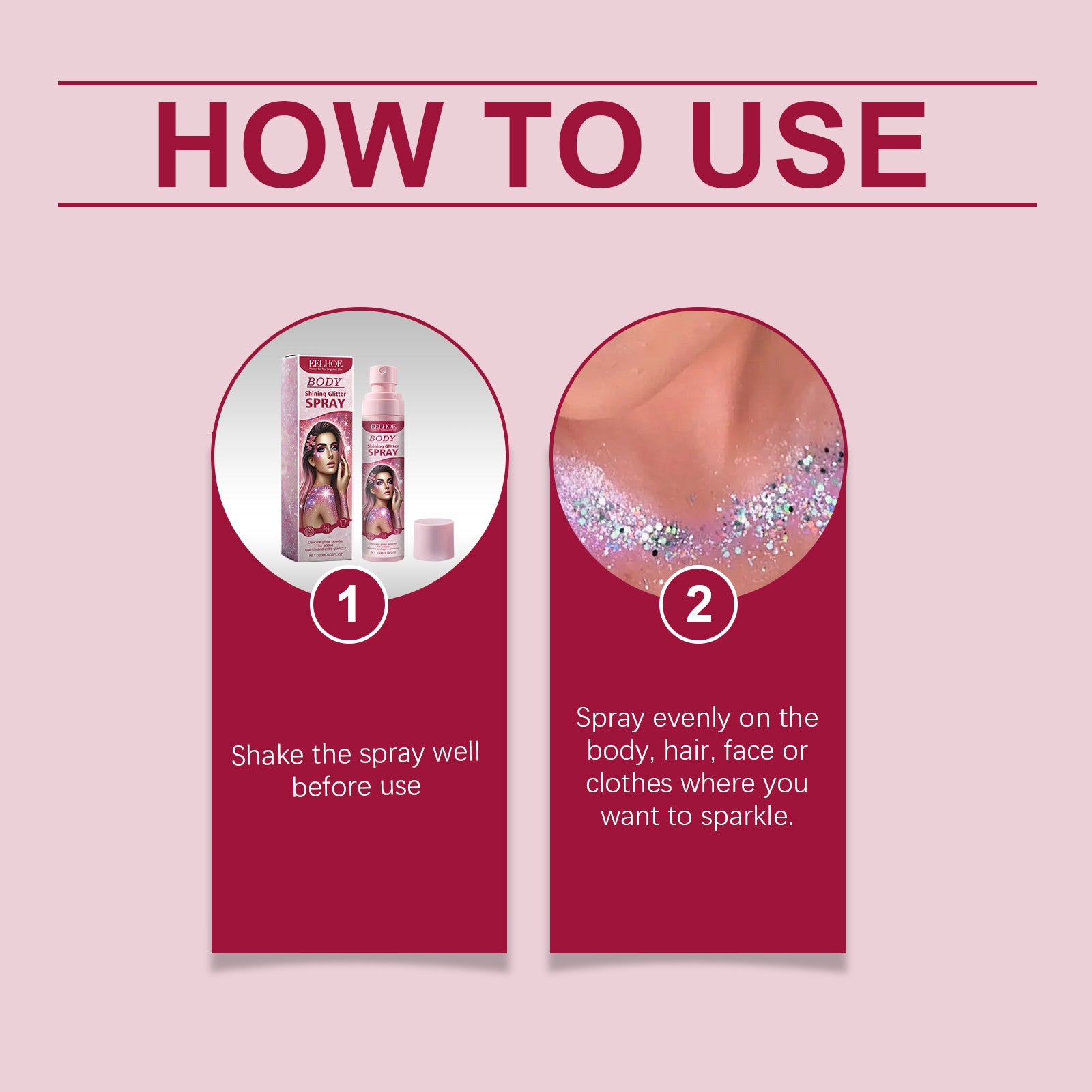 VELOUR Stage Glitter Highlighter Spray