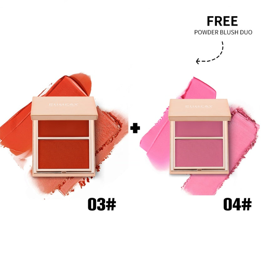 VELOUR Double Take Cream & Powder Blush Duo
